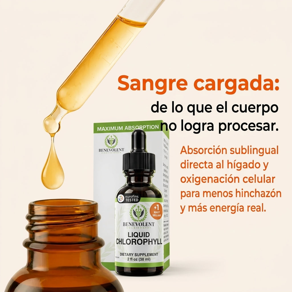 Liquid Chlorophyll — Clorofila Líquida en Gotas