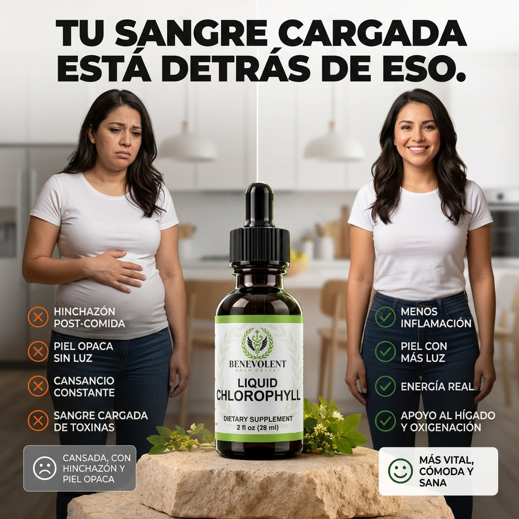 Liquid Chlorophyll — Clorofila Líquida en Gotas